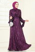 Evening Dress 5690EDF311-MS Damson - Thumbnail