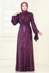 Evening Dress 5690EDF311-MS Damson - Thumbnail