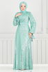 Evening Dress 5690END900-M Light Mint - Thumbnail