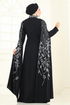 Evening Dress 5696EDF311-MS Black - Thumbnail