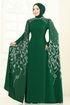 Evening Dress 5696EDF311-MS Emerald - Thumbnail