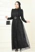 Evening Dress 5699EDF311-MS Black - Thumbnail