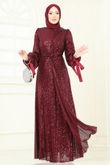 E.D.F. - Evening Dress 5701EDF311-MS Burgundy