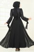 فستان سهرة أسود 5704EDF311-MS - Thumbnail