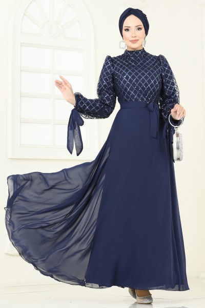 E.D.F. - Evening Dress 5704EDF311-MS Navy Blue