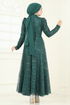 Evening Dress 5705EDF311-MS Emerald - Thumbnail