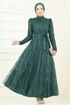 Evening Dress 5705EDF311-MS Emerald - Thumbnail