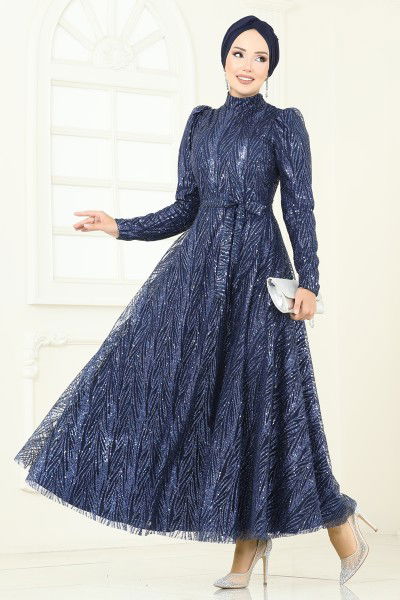 E.D.F. - Evening Dress 5705EDF311-MS Navy Blue