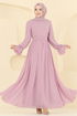 فستان سهرة بيج وردي 5706EDF311-MS - Thumbnail