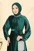 Evening Dress 5709EDF311-MS Emerald - Thumbnail