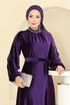 Evening Dress 5709EDF311-MS Purple - Thumbnail