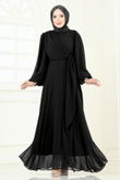B.İ.S.S.K. - Evening Dress 6226BSK463-MS Black