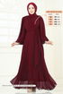 Evening Dress 6226BSK463-MS Burgundy - Thumbnail