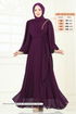 Evening Dress 6226BSK463-MS Purple - Thumbnail