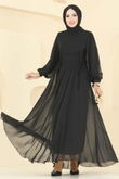 B.İ.S.S.K. - Evening Dress 6238BSK463-MS Black
