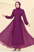 Evening Dress 6238BSK463-MS Damson - Thumbnail