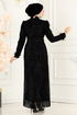 Evening Dress 6539YG95-MS Black - Thumbnail