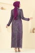 Evening Dress 6539YG95-MS Damson - Thumbnail