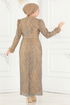 Evening Dress 6539YG95-MS Gold - Thumbnail
