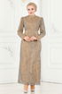 Evening Dress 6539YG95-MS Gold - Thumbnail
