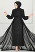 Evening Dress 6630YG95-MS Black - Thumbnail