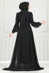Evening Dress 6630YG95-MS Black - Thumbnail