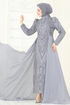 Evening Dress 6632YG95-MS Gray - Thumbnail