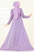Evening Dress 6632YG95-MS Lilac - Thumbnail