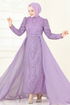 Evening Dress 6632YG95-MS Lilac - Thumbnail