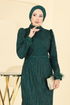 Evening Dress 6660YG95-MS Emerald - Thumbnail