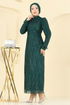 Evening Dress 6660YG95-MS Emerald - Thumbnail