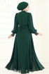 Evening Dress 7084ABK1075-MS Emerald - Thumbnail