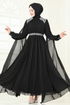 Evening Dress 7101AB368-MS Black - Thumbnail