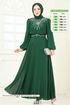فستان سهرة زيتي 8010AB368-MS - Thumbnail