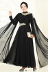 Evening Dress 8023AB368-MS Black - Thumbnail