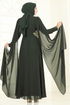 فستان سهرة اخضر عفني 8023AB368-MS - Thumbnail