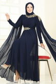 A.B. - Evening Dress 8023AB368-MS Navy Blue