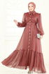 Evening Dress 8038AB368-MS Copper - Thumbnail