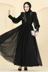 Evening Dress 8084AB368-MS Black - Thumbnail