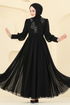 Evening Dress 8084AB368-MS Black - Thumbnail
