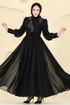 فستان سهرة أسود 8084AB368-MS - Thumbnail