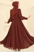 Evening Dress 8084AB368-MS Copper - Thumbnail
