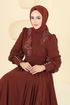فستان سهرة نحاسي 8084AB368-MS - Thumbnail