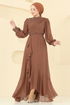 فستان سهرة نحاسي 8088AB368-MS - Thumbnail