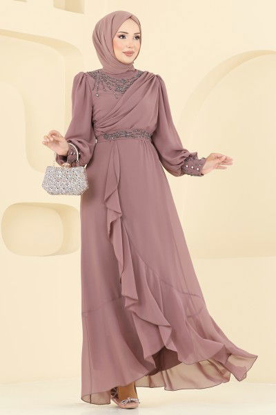 A.B. - Evening Dress 8088AB368-MS Powder Vision