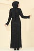 Evening Dress 8090AB368-MS Black - Thumbnail