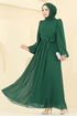 Evening Dress 8110AB368-MS Emerald - Thumbnail