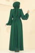 Evening Dress 8110AB368-MS Emerald - Thumbnail