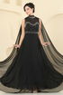 Evening Dress 8112AB368-MS Black - Thumbnail