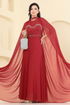 Evening Dress 8112AB368-MS Red - Thumbnail